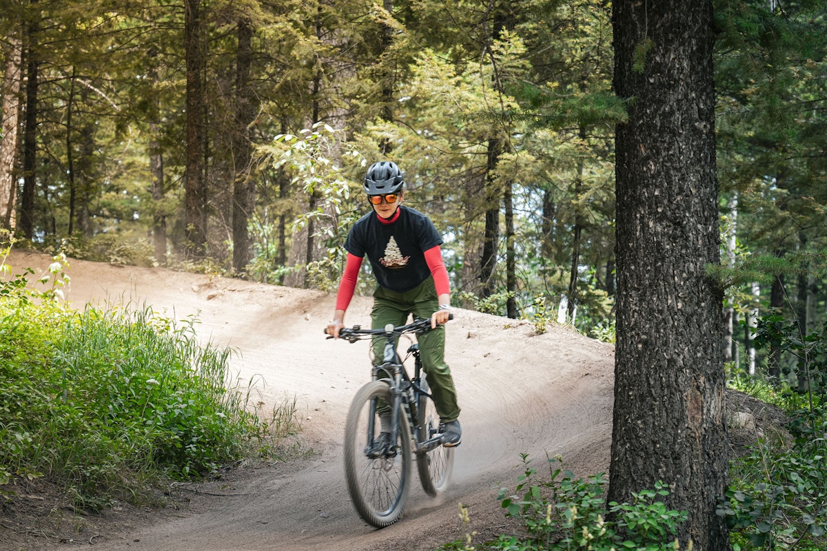 Woman in Bike Park during ILLA event