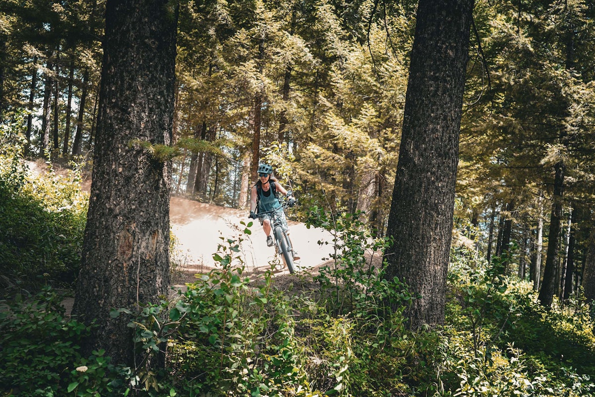 Woman in Bike Park during ILLA event