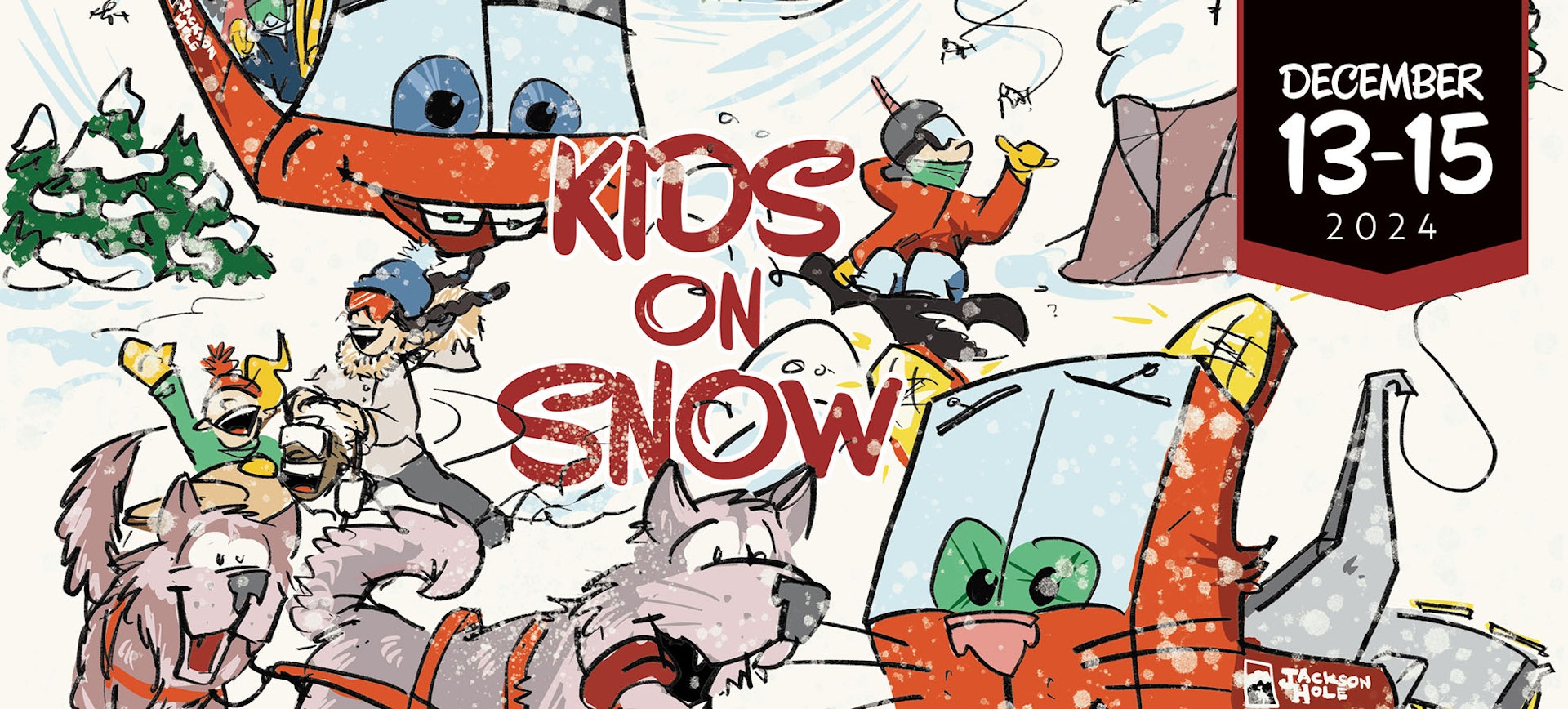 Kids on Snow Creative Graphic