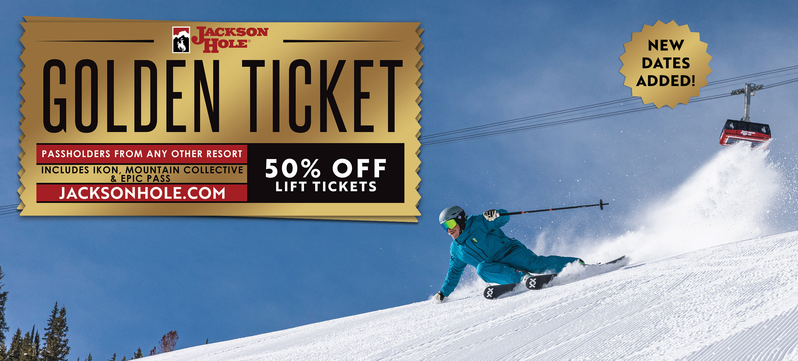 Golden Ticket Lodging Specials - Jackson Hole Mountain Resort