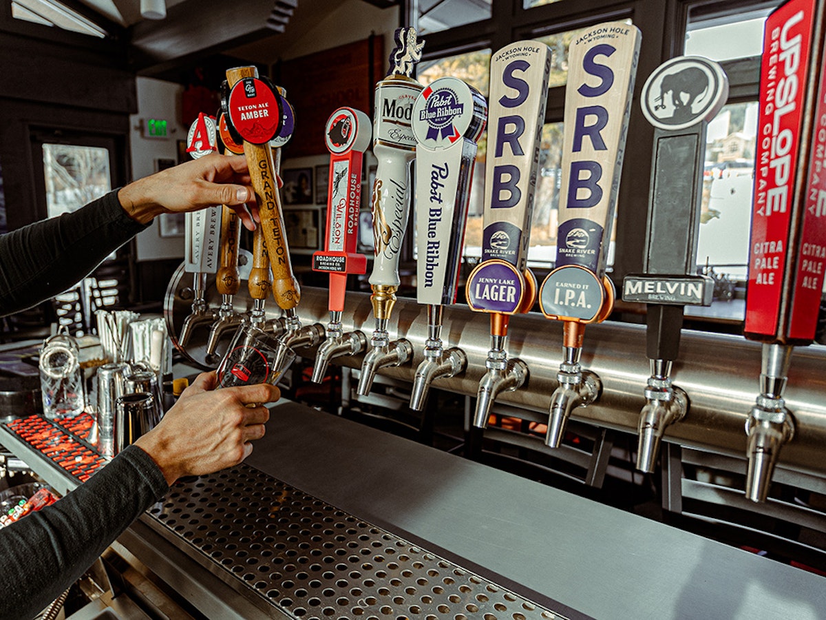 Tram Dock draft beers