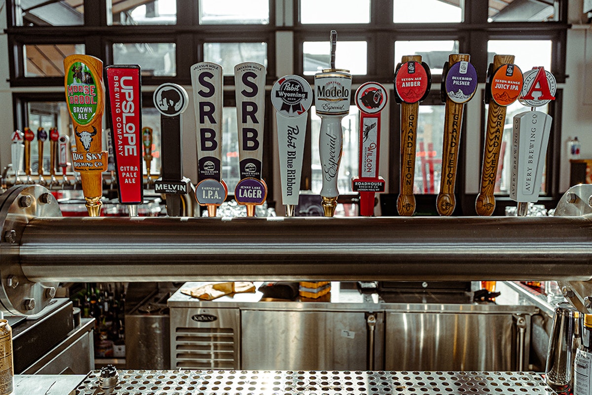 Tram Dock draft beers