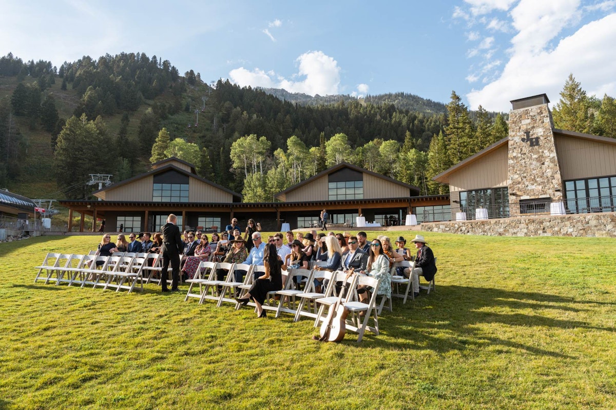 Wedding ceremony at Solitude Station