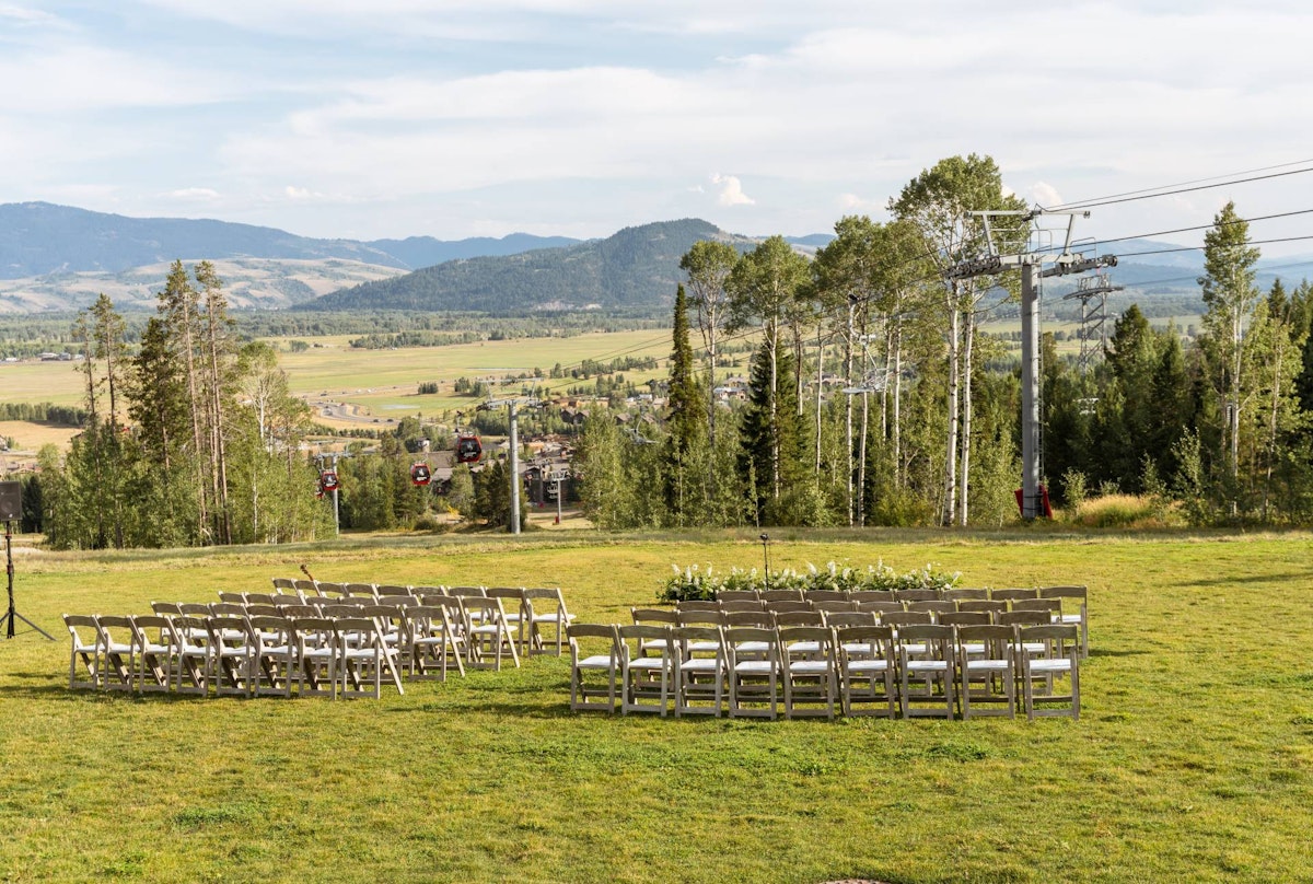 Ceremondy location on Solitude Station lawn