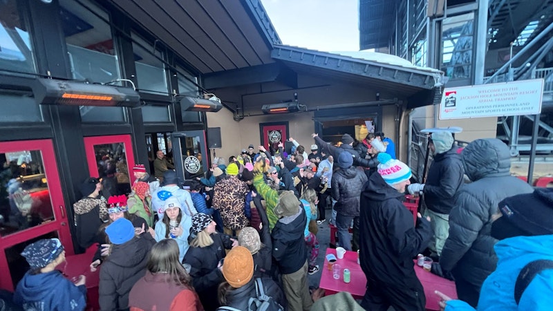 People Dancing at Tram Dock