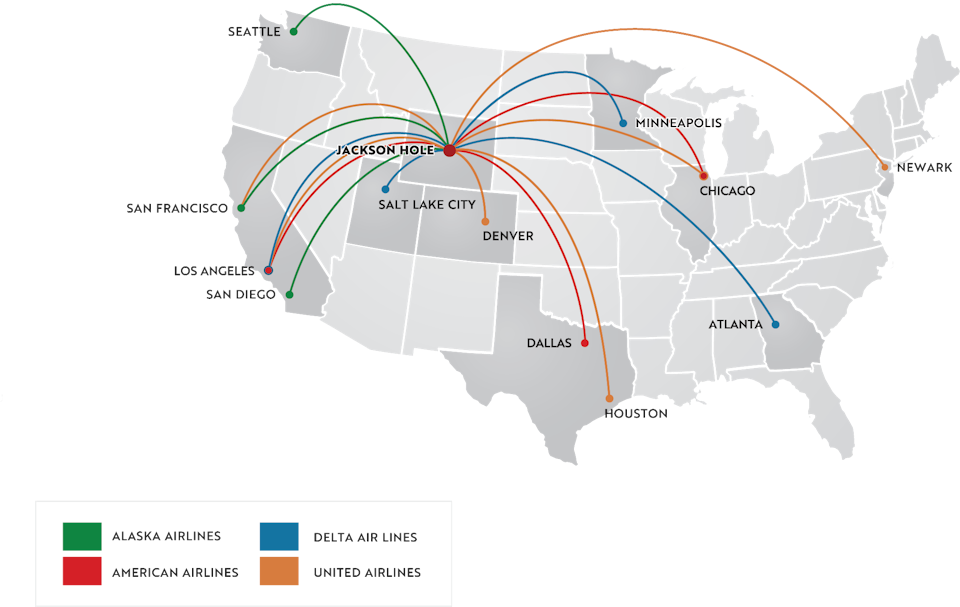 Winter Flight Map