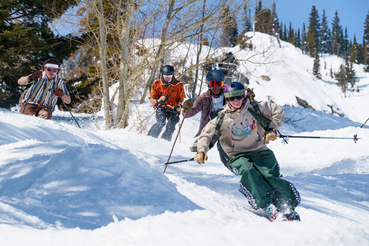 Spring Skiing in a wiggle