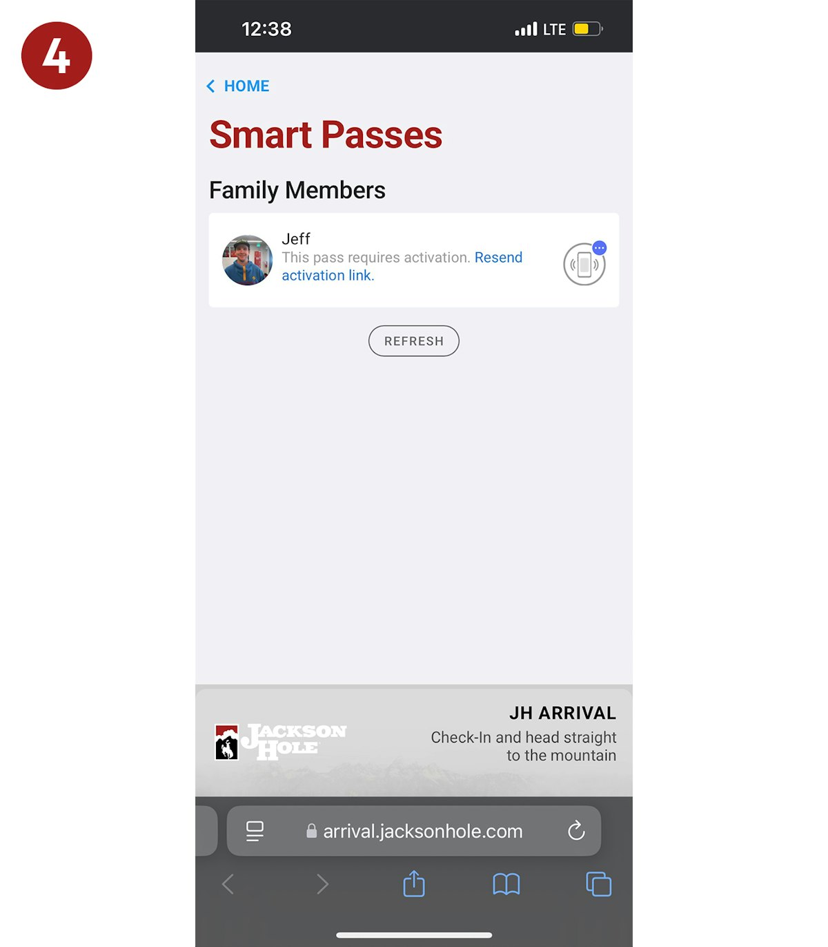 Click the family member(s) you would like to add the Insider Pass to.