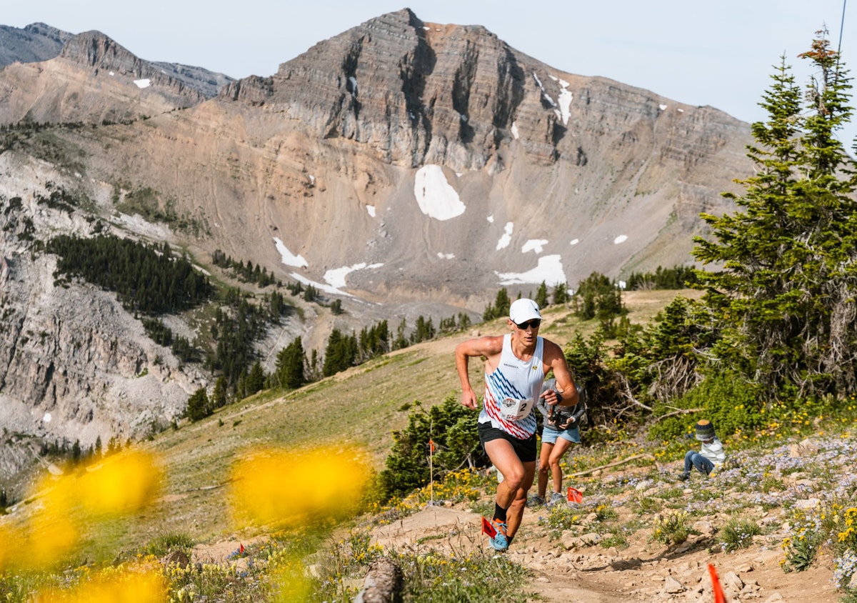 Runner at Rendezvous Hill Climb