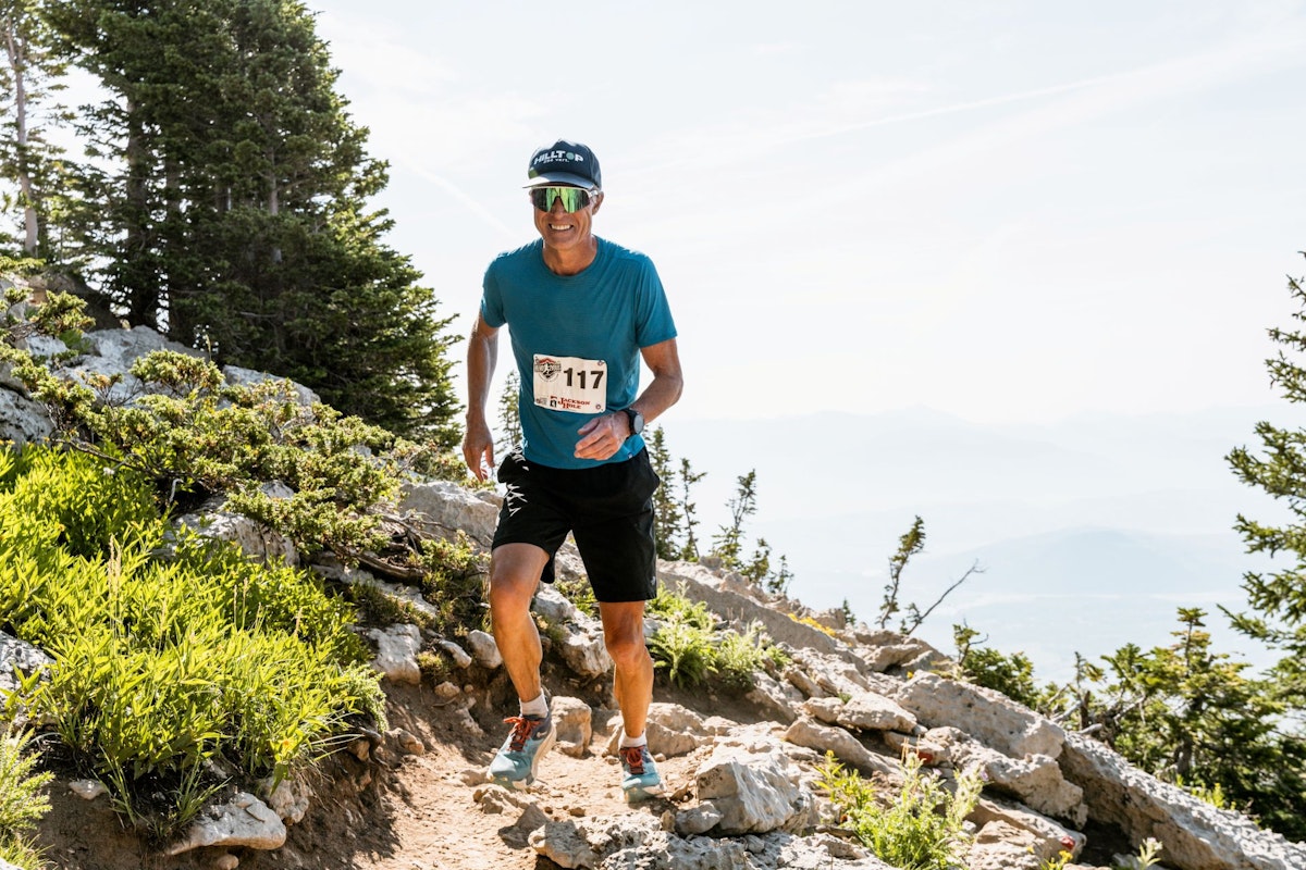 Runner at Rendezvous Hill Climb