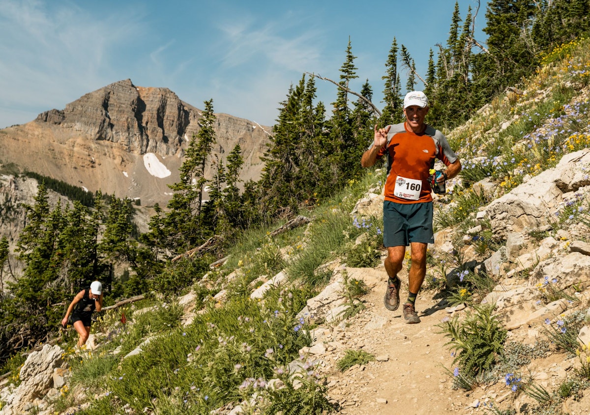 Runner at Rendezvous Hill Climb