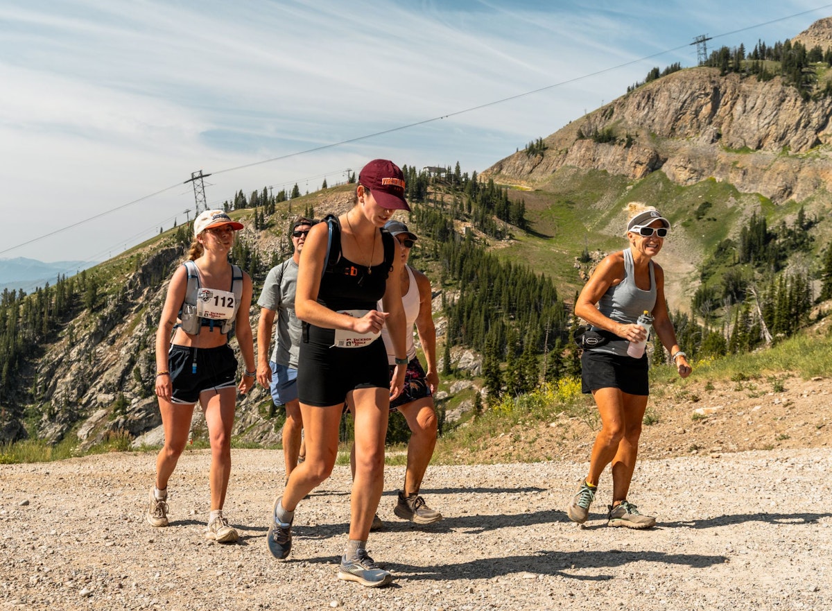 Runners at Rendezvous Hill Climb