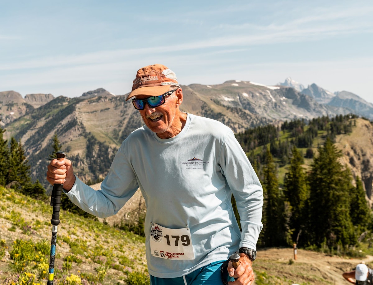Runner at Rendezvous Hill Climb