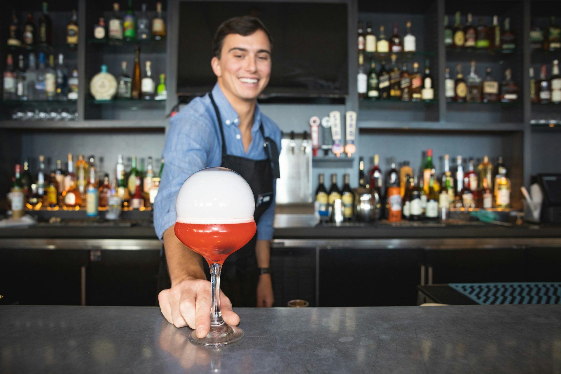 Cocktails at Piste Mountain Bistro