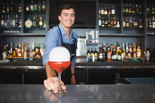 Cocktails at Piste Mountain Bistro