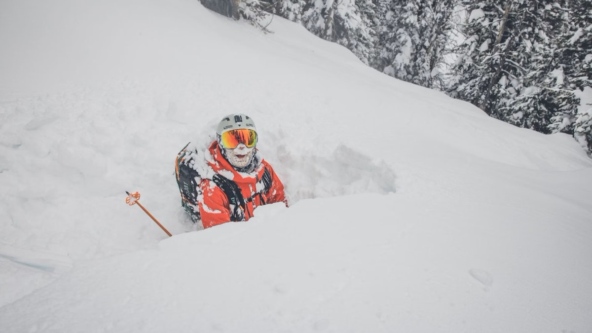 Stuck in deep snow