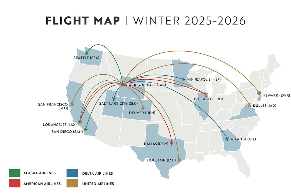 Winter Flight Map 2025-26
