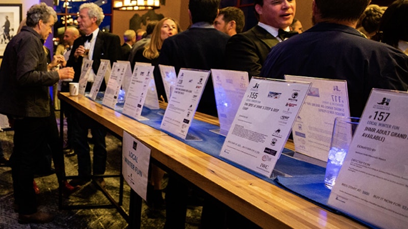 Silent Auction at Jackson Hole Mountain Resort