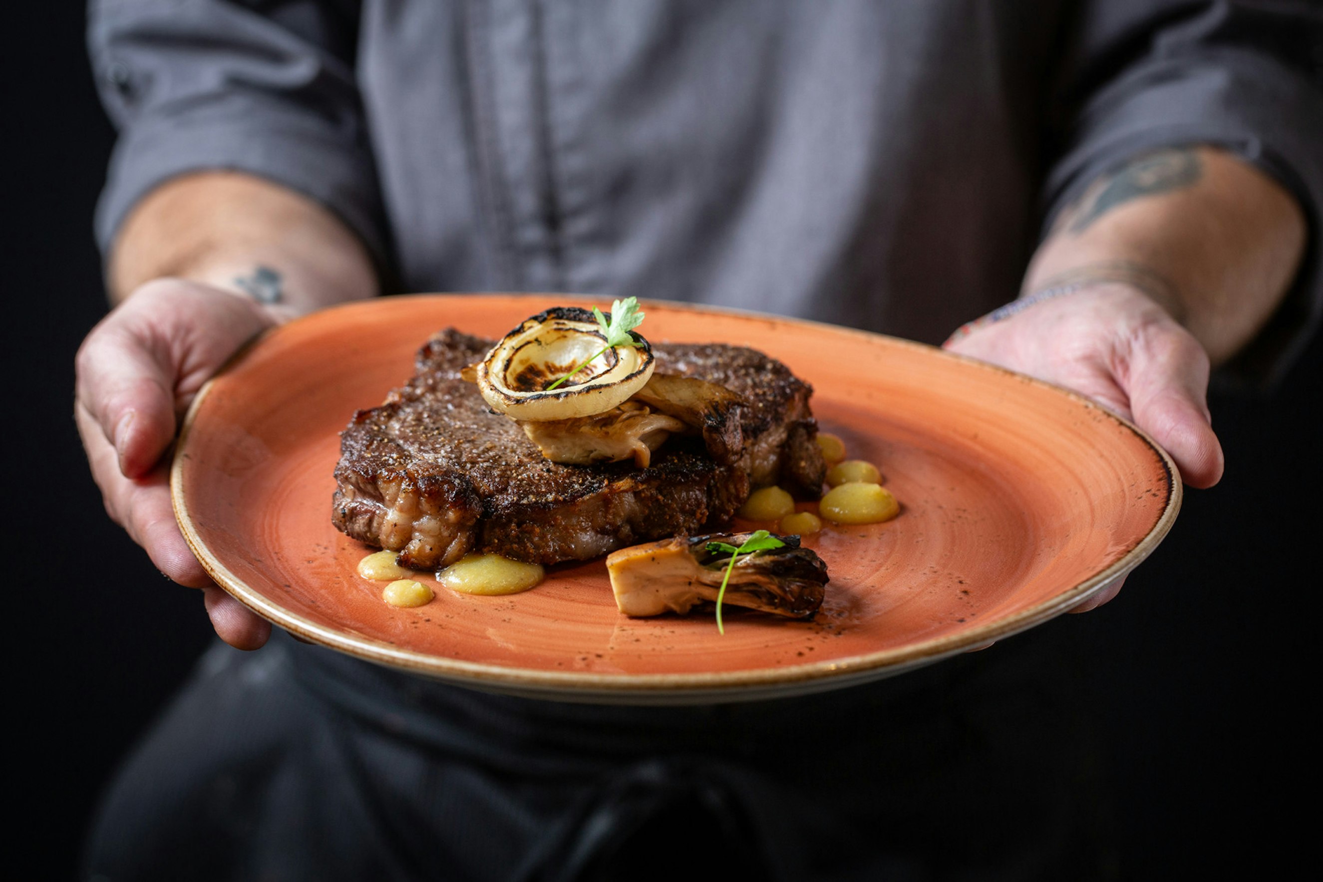 filet mignon at the four seasons in teton village, wy
