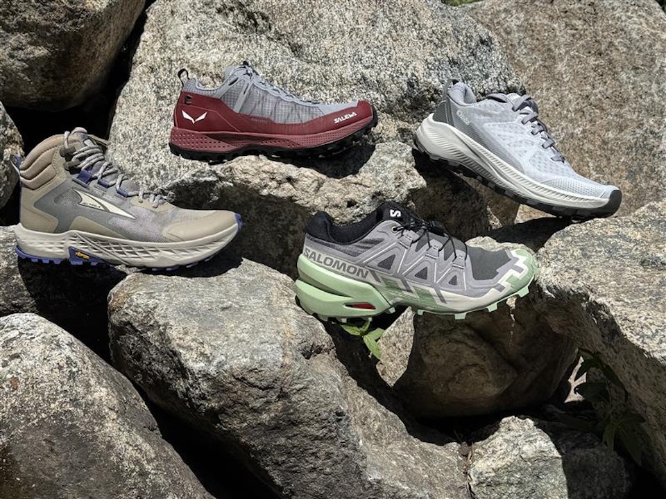 Running shoes on rocks - teton village sports collection