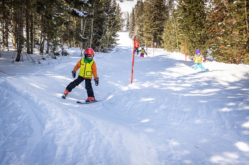 Kids progressing at Jackson Hole
