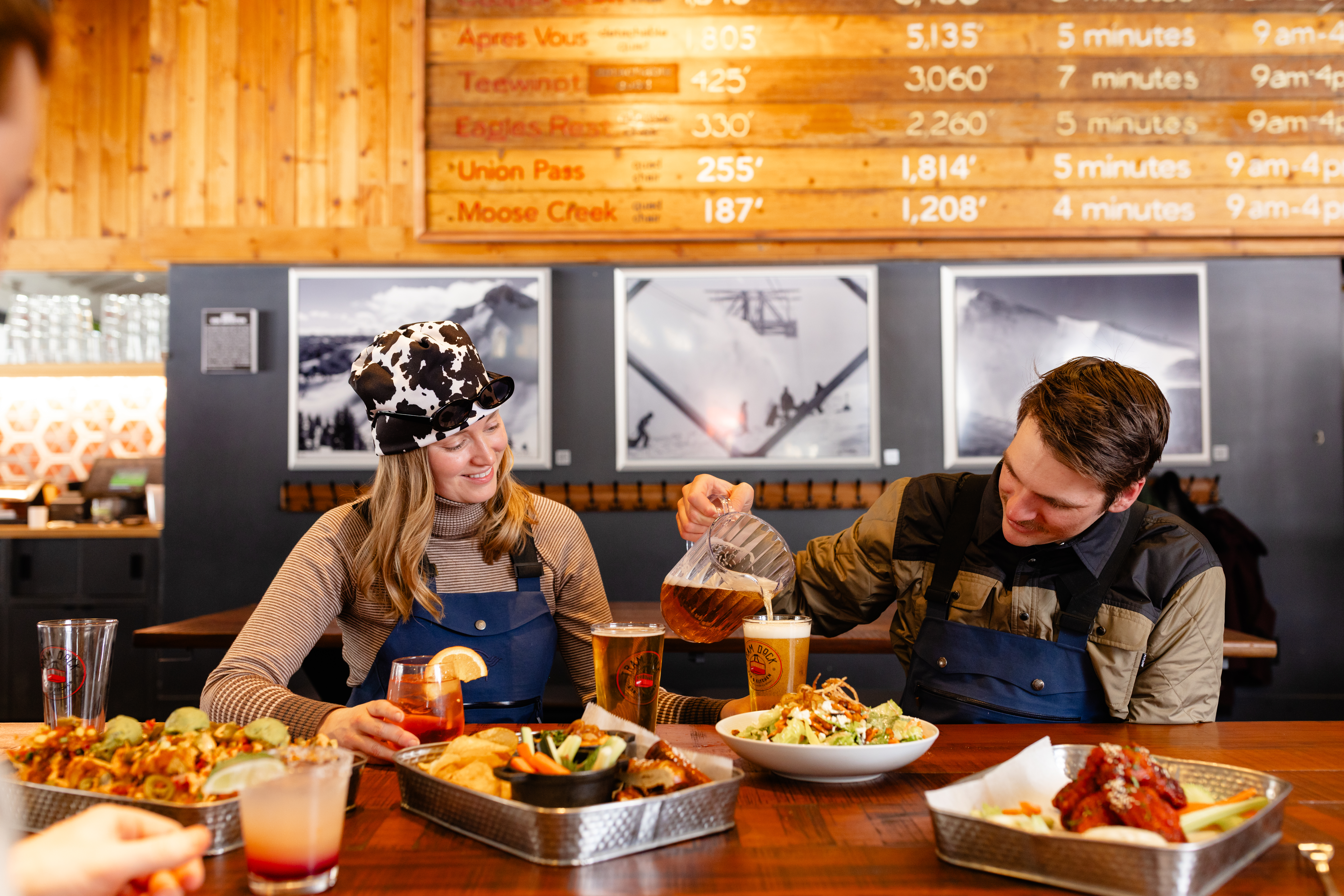 Sitting down in Tram Dock
