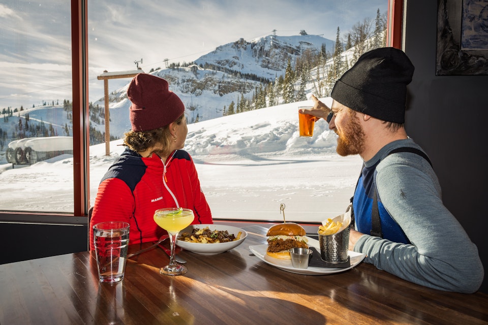Eating with a view at Jackson Hole Mountain Resort
