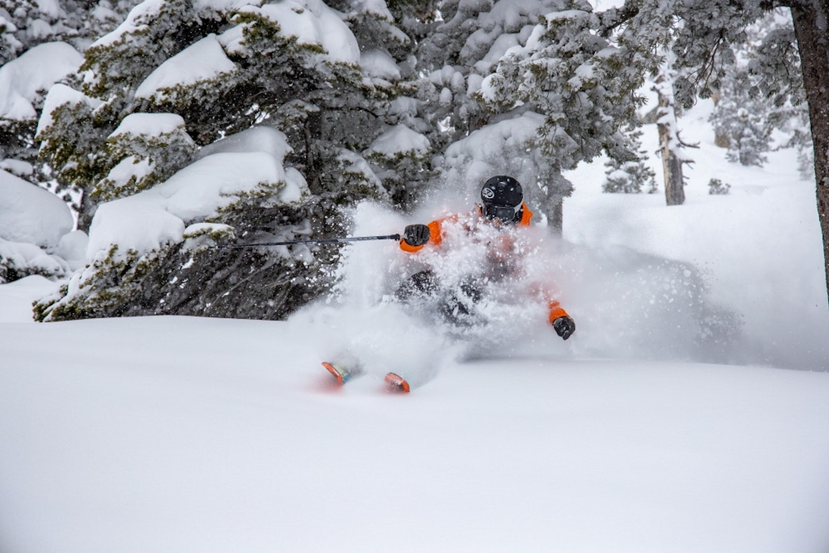 powder skiing casper lift