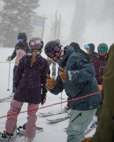 in line ready to shred