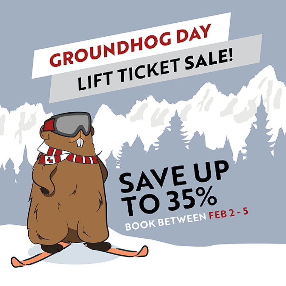 Groundhog Day Lift Ticket Sale
