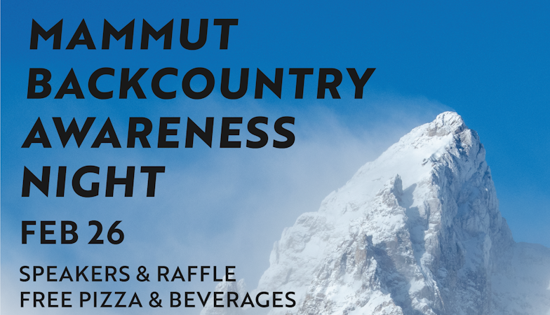 Mammut Backcountry Night Banner