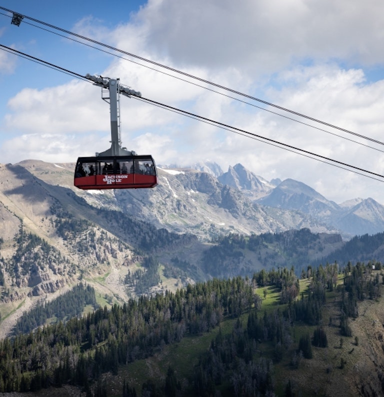 Summer tram Jackson Hole