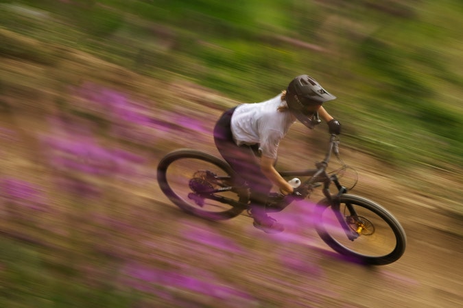 Downhill biking