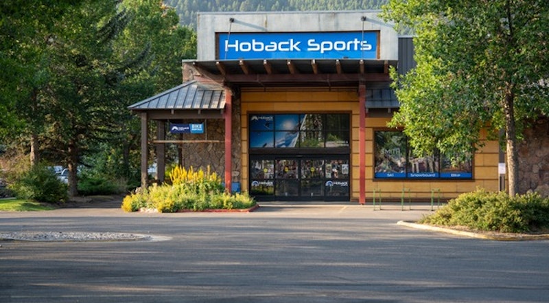 Hoback Sports on a summer morning
