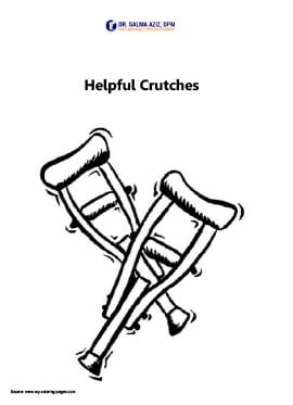 crutches icon