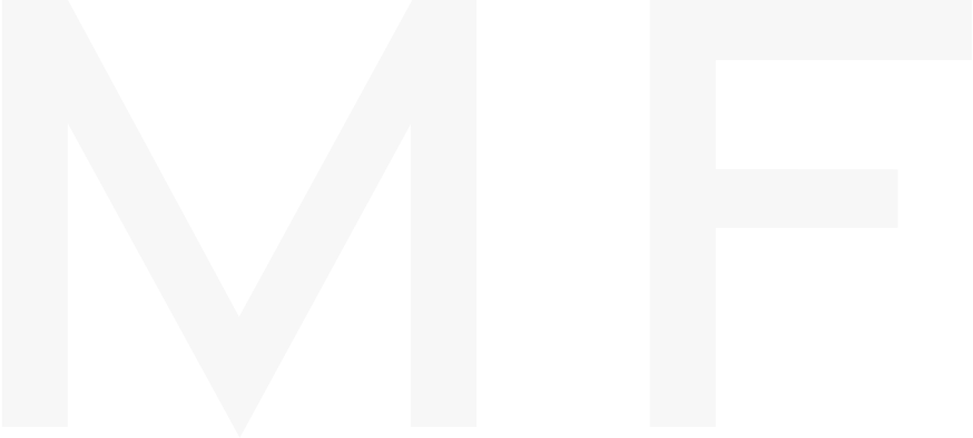 Dr. Mark Fisher Square initial logo