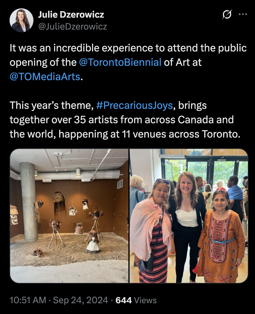 Toronto Biennial programs Precarious Joys at 32 Lisgar