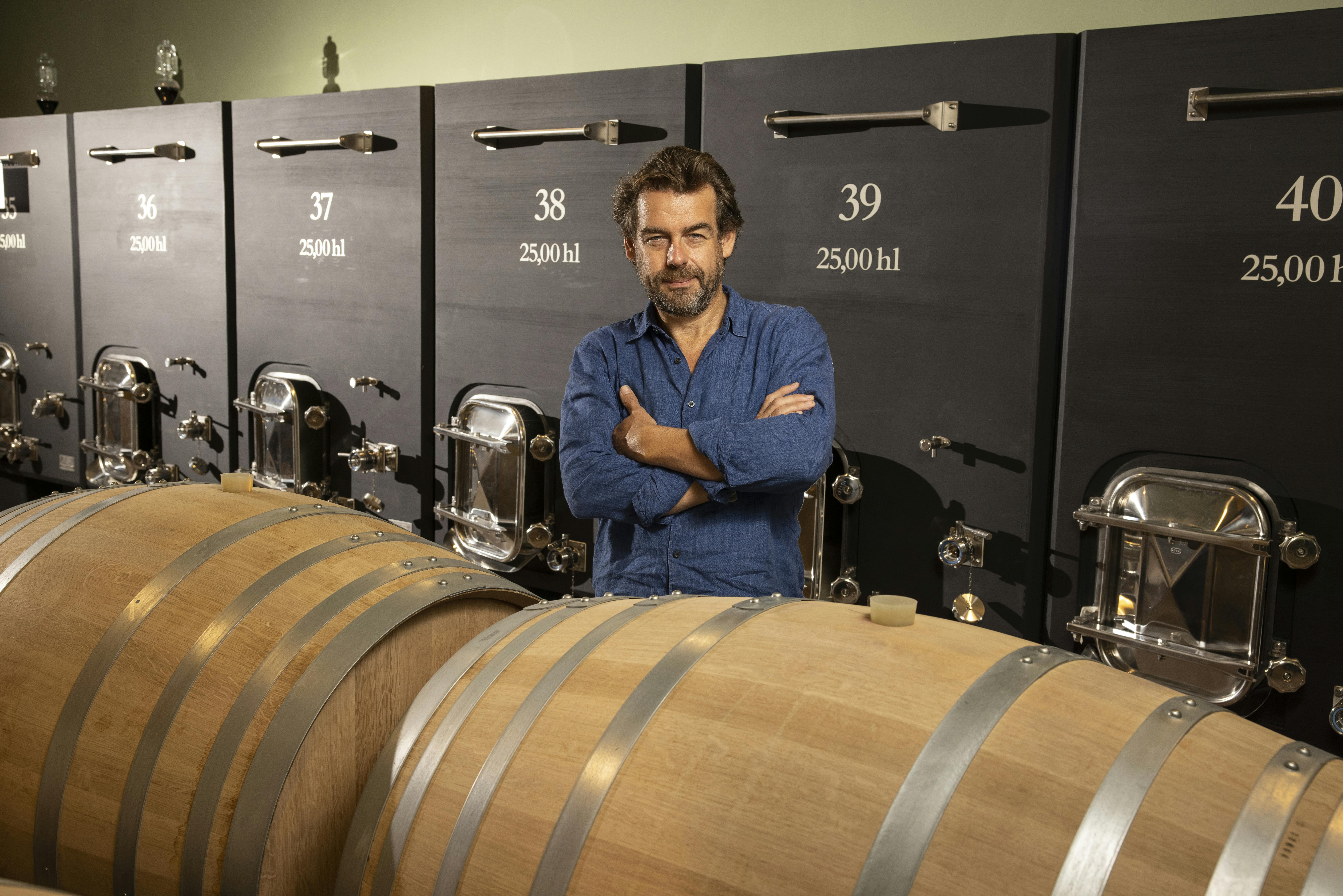 Portrait of the winemaker of Fabbrica Pienza, Tim Manning