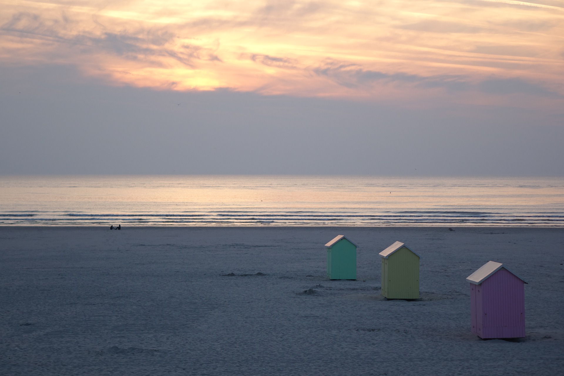 Plage de Berck-sur-mer, l'une des stations balnéaires les plus populaires de la côte d'Opale