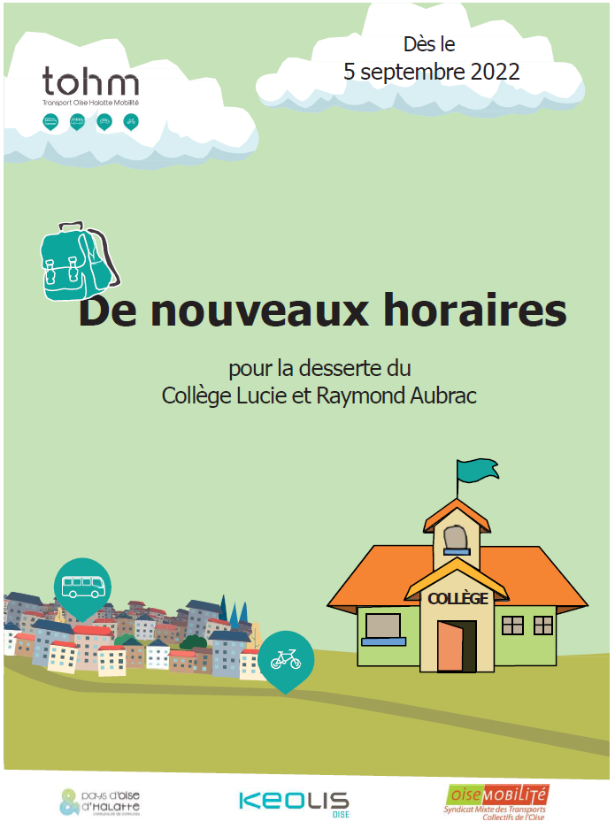 Flyer Rentrée ligne 1 du TOHM