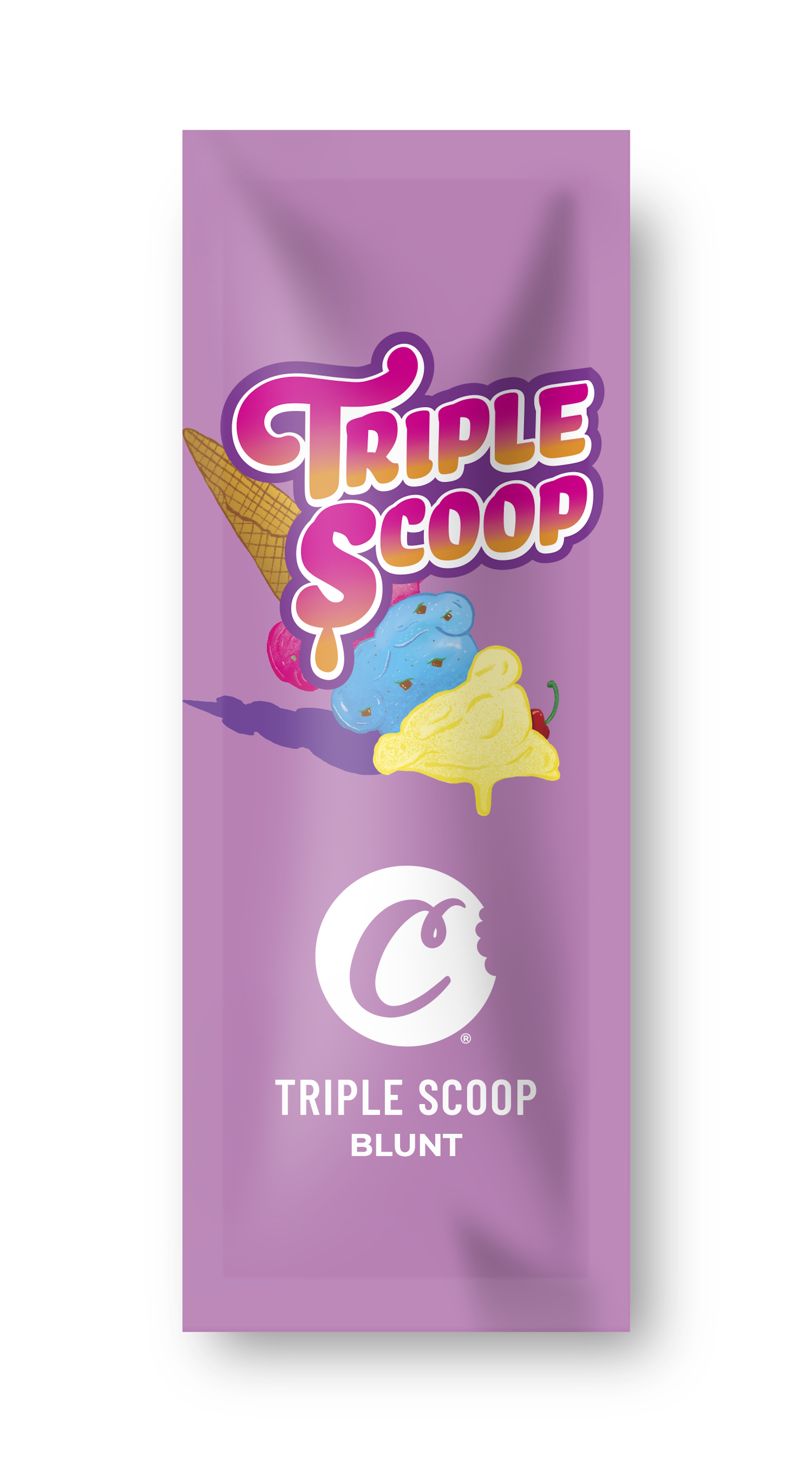Cookies - Triple Scoop - THC - Indoor - Non Infused - Blunt - Preroll - Tube - Pouch - 2g - CA