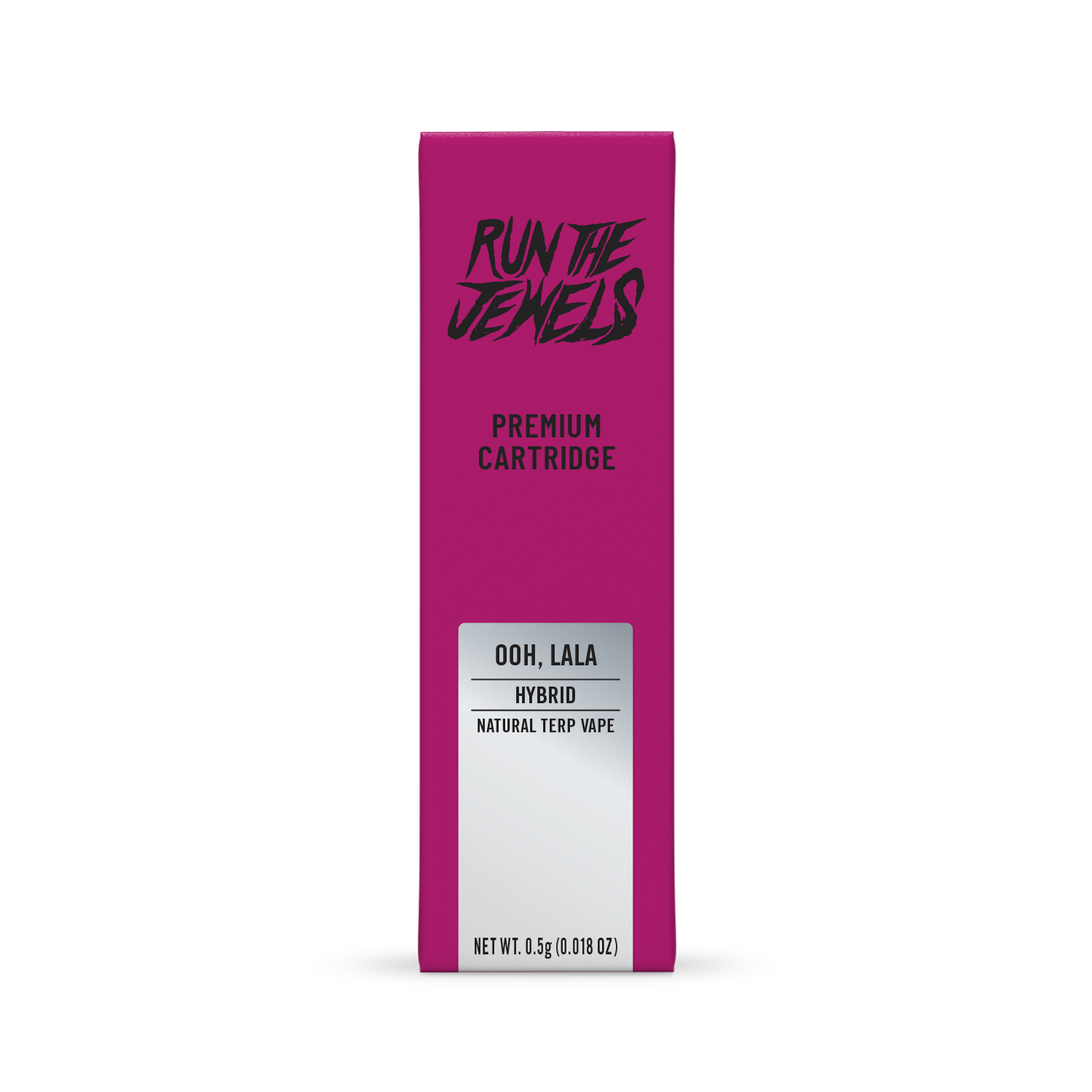 Run The Jewels - Ooh La La - THC - Distillate - Cartridge - Vape - Fat Boy Cartridge - Tray - Pouch - 1g - CA