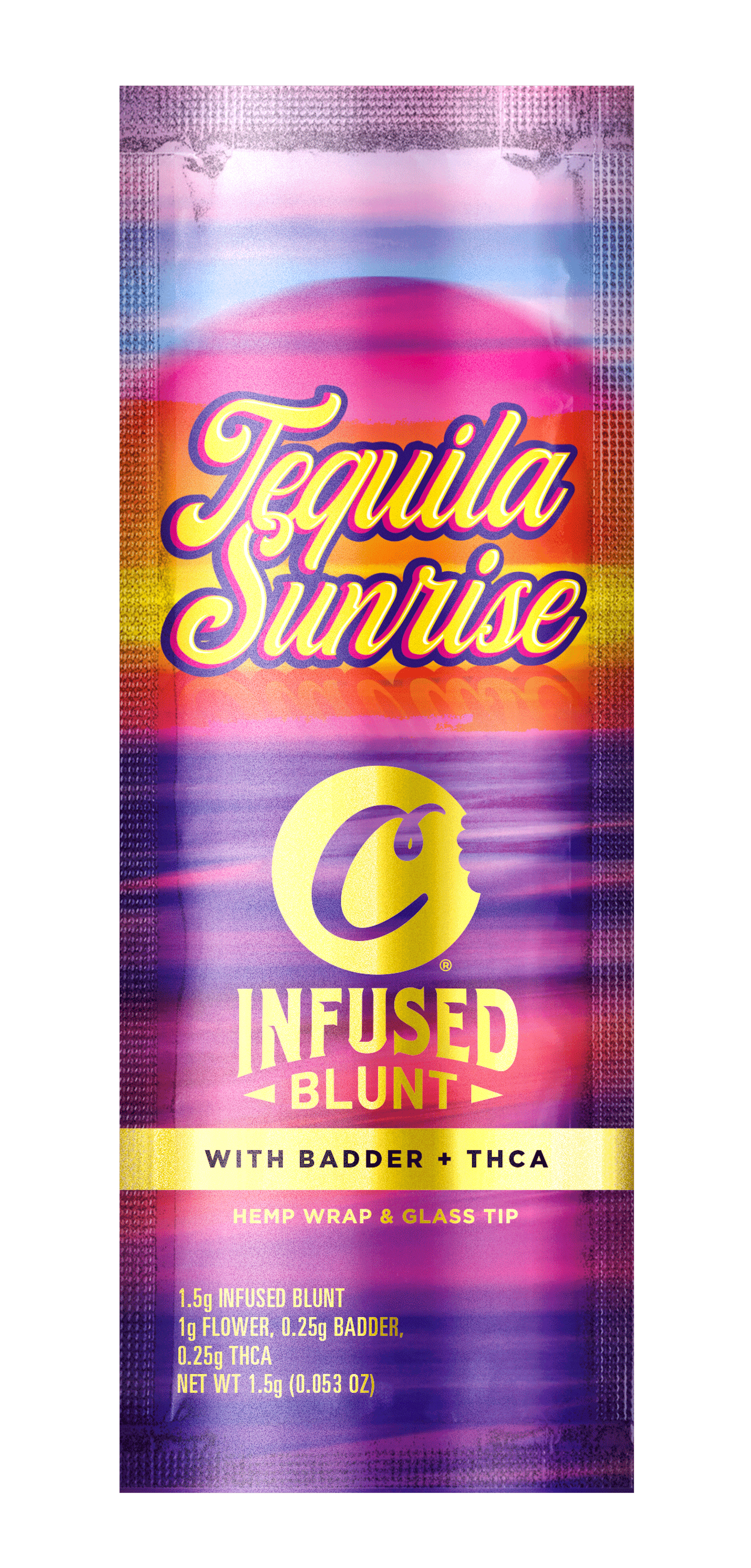 Cookies - Tequila Sunrise - THC - Infused - Blunt - Preroll - Tube - Pouch - 1.5g - CA