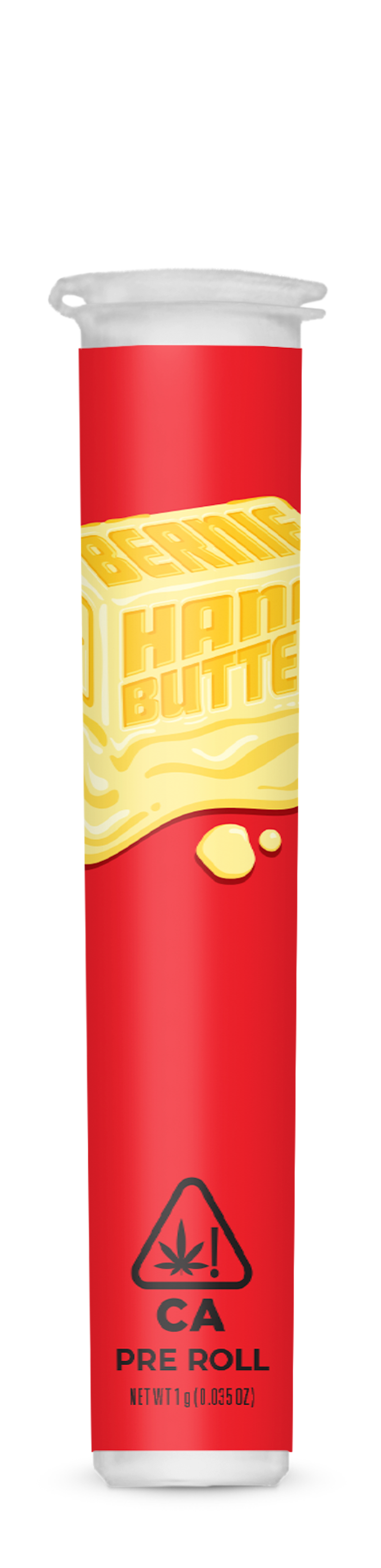 Cookies - BernieHana Butter - THC - Indoor - Non Infused - Joint - Preroll - Tube - 1g - CA