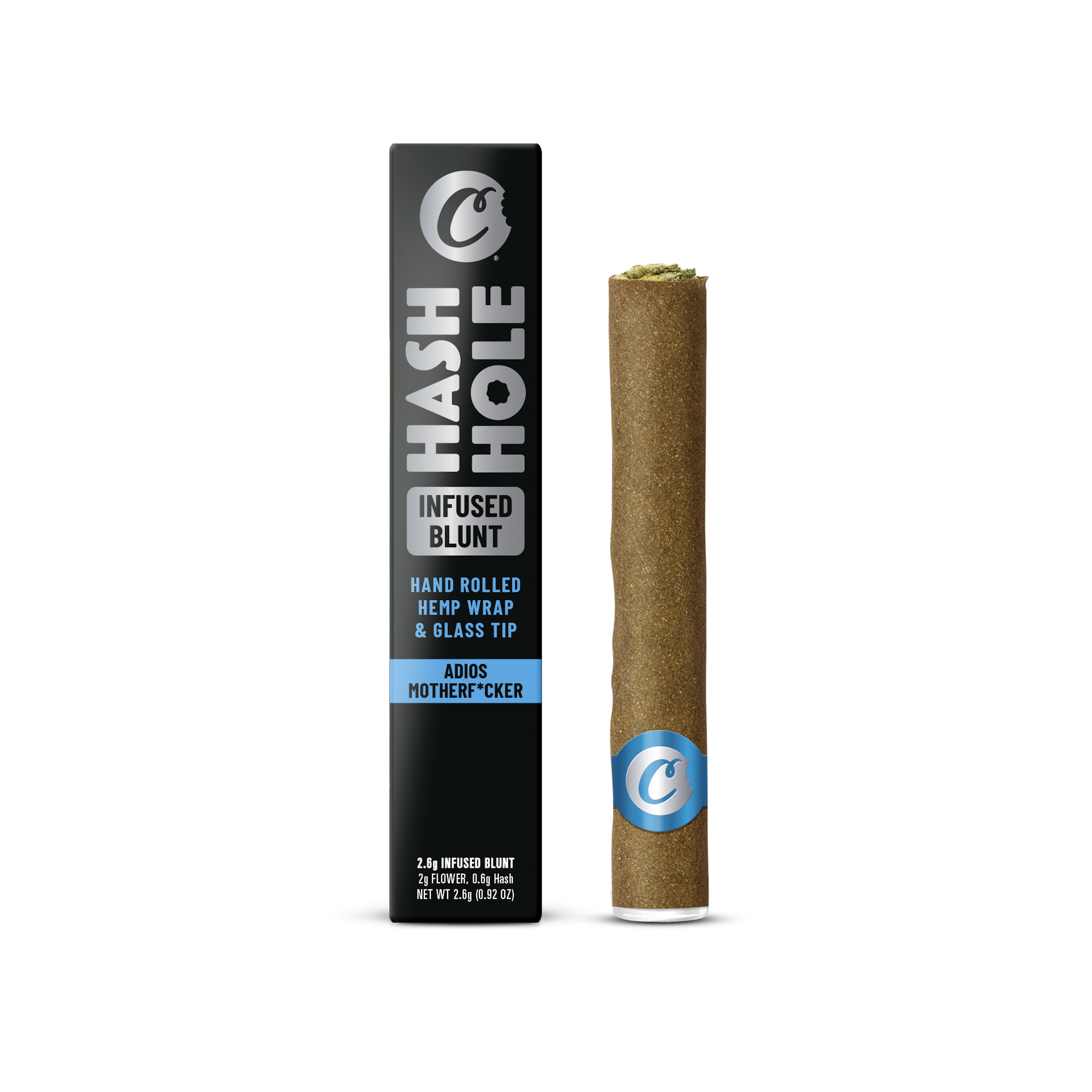 Cookies - Adios Mother Fucker - THC - Infused - Blunt - Preroll - Tube - Pouch - 2.6g - CA