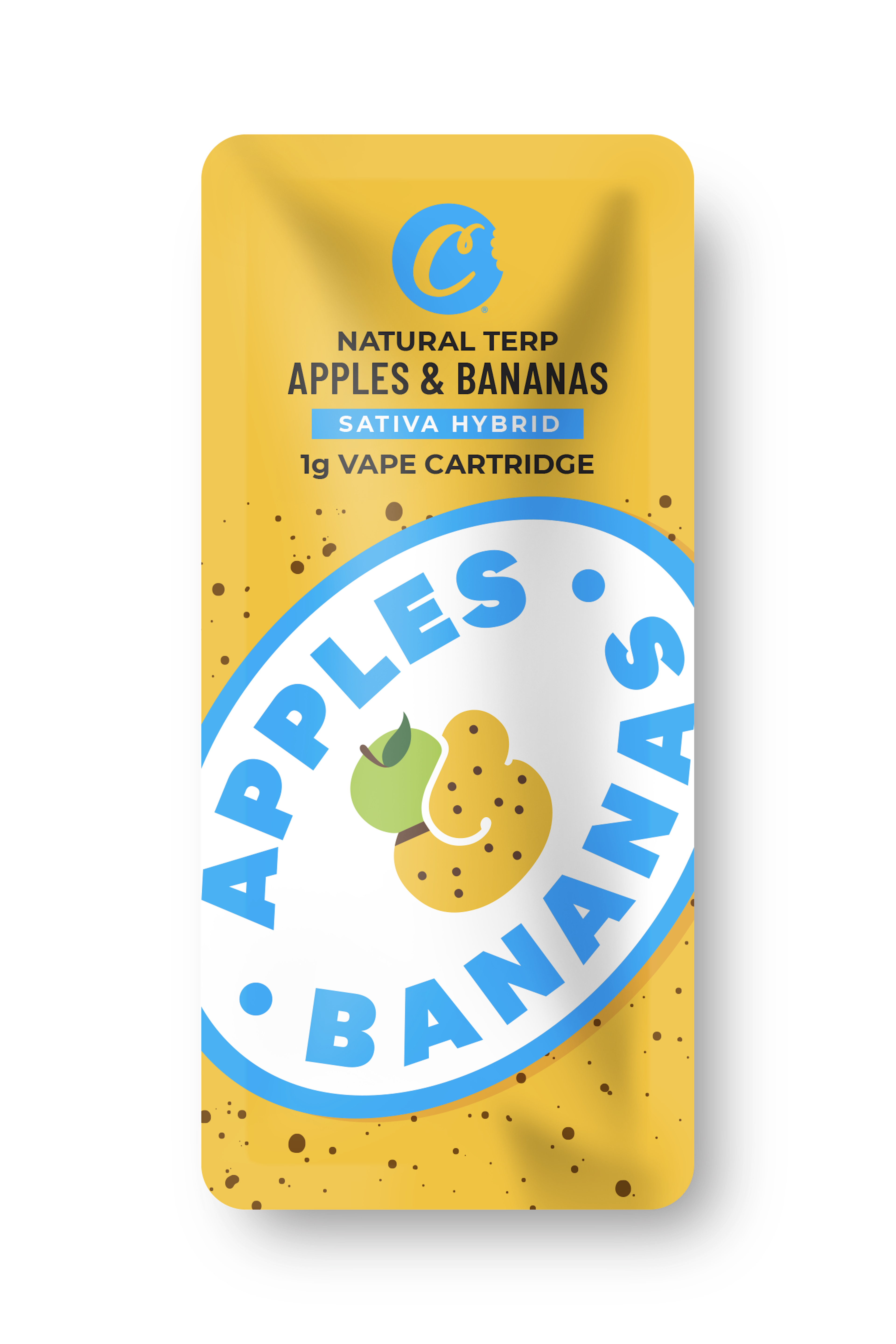 Cookies - Apples & Bananas - THC - Distillate - Cartridge - Vape - 510 - Tube - Carton - 1g - CA
