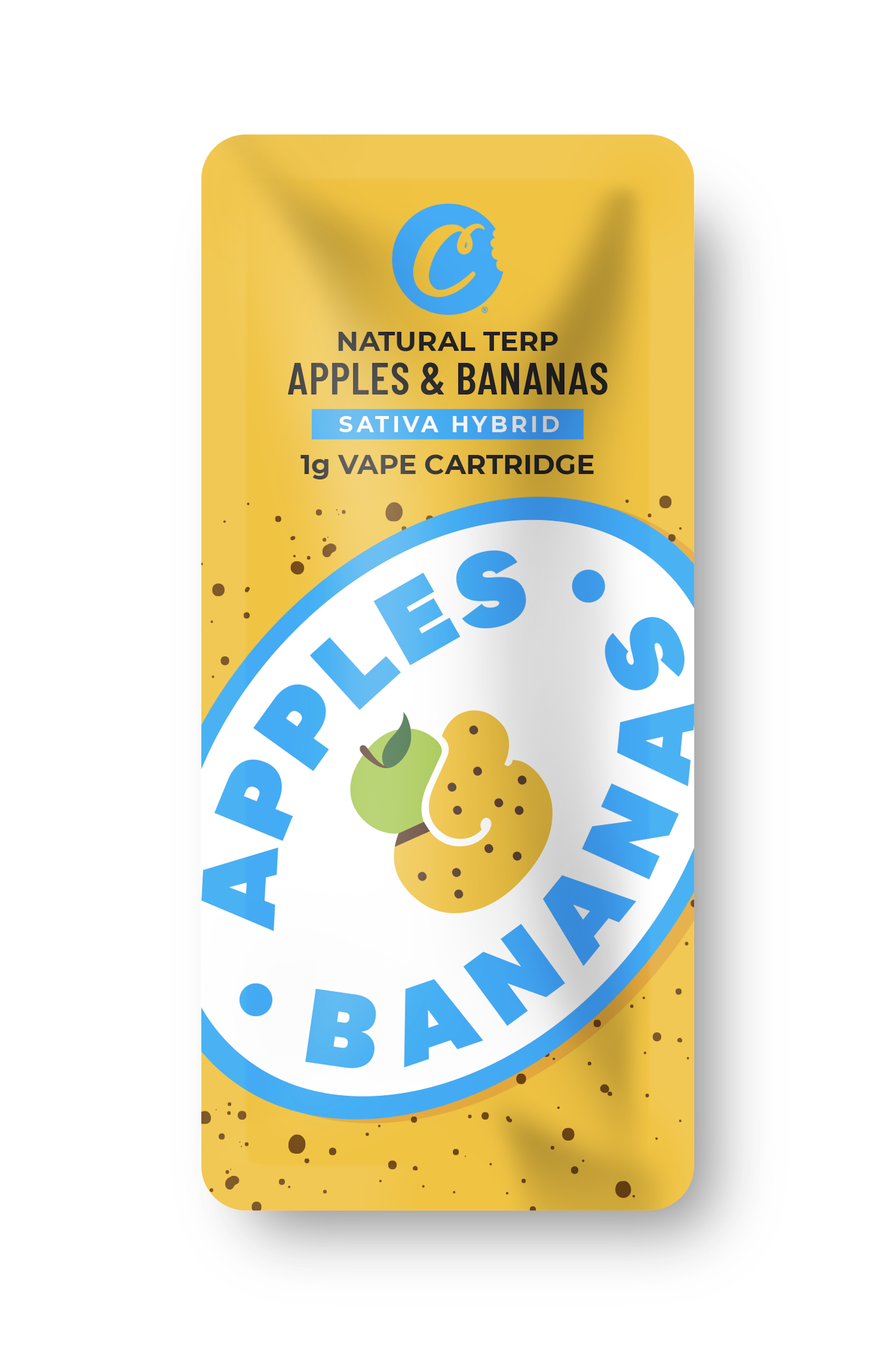 Cookies - Apples & Bananas - THC - Distillate - Cartridge - Vape - Fat Boy Cartridge - Tray - Pouch - 1g - CA