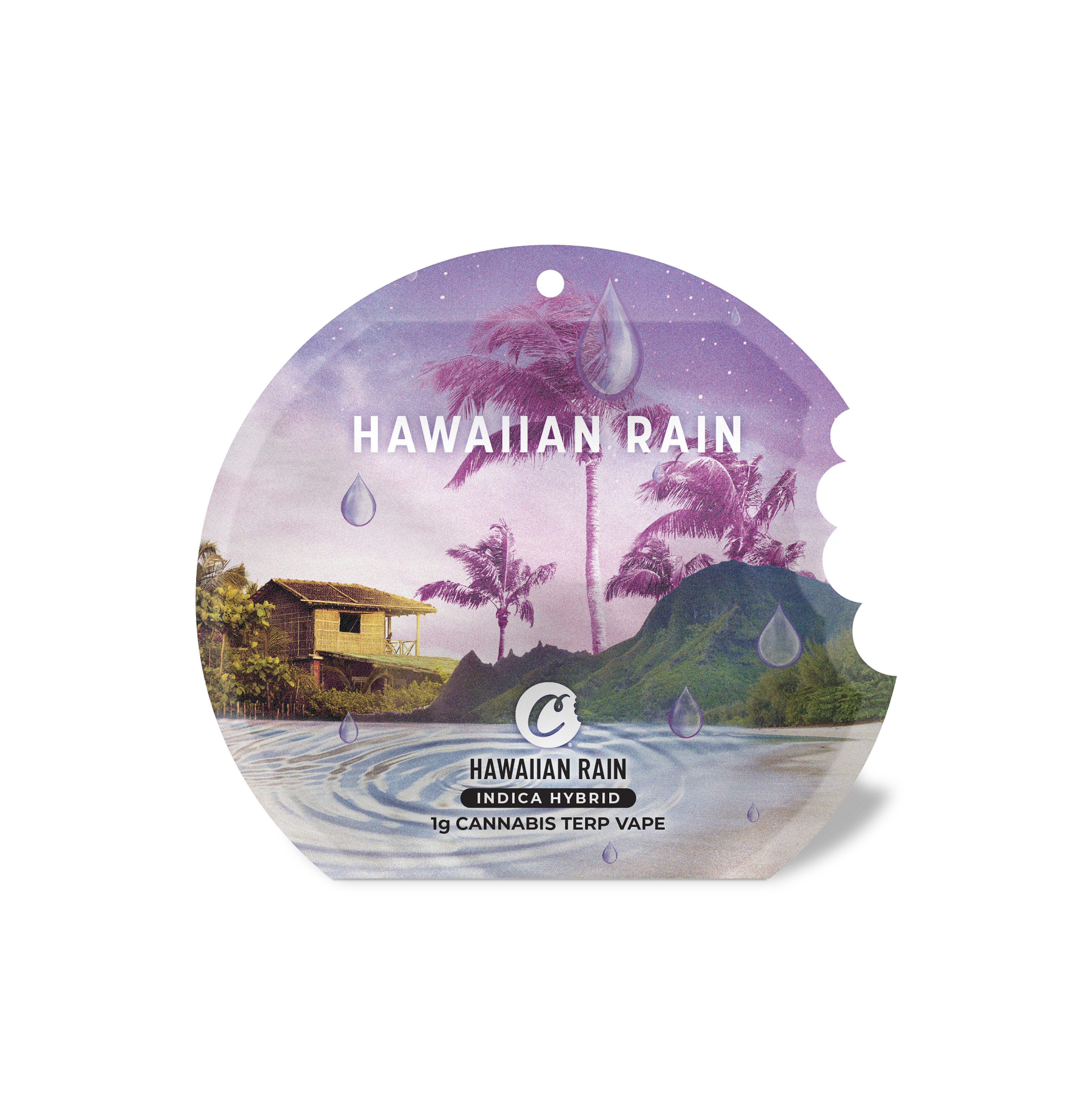 Cookies - Hawaiian Rain - THC - Distillate - Cartridge - Vape - Cartridge - Tray - Pouch  - 1g - CA