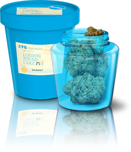 London Pound Cake 75 3.5g THC Flower Bud Indoor (Flower Tub)