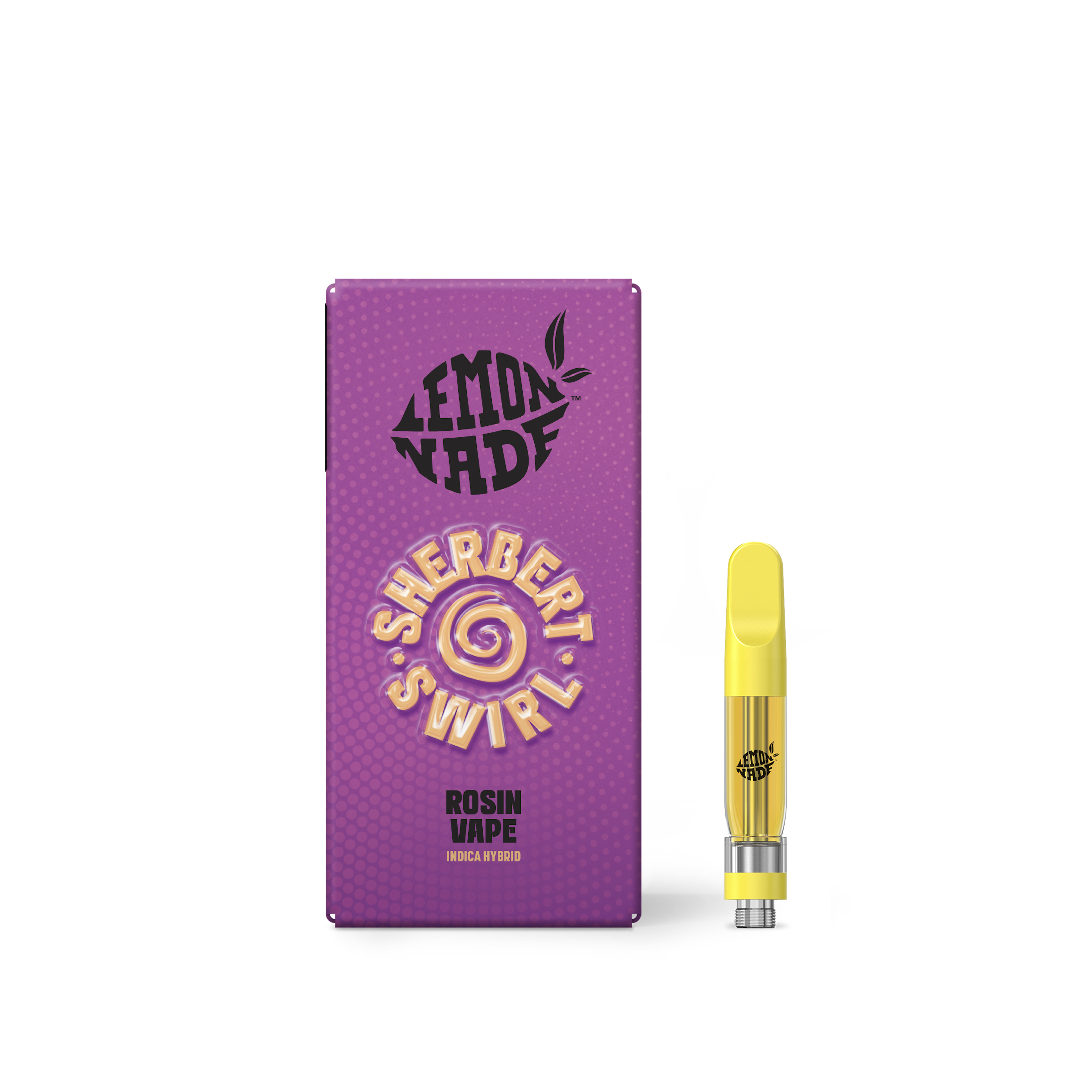 Lemonnade - Sherbert Swirl  - THC - Live Rosin - Cartridge - Vape - 1g - CA